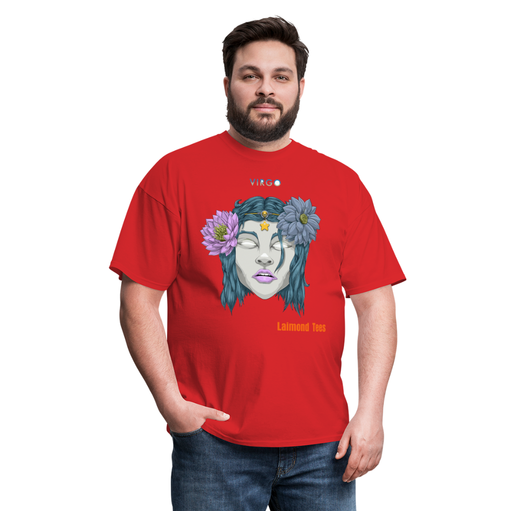 Virgo/Unisex Classic T-Shirt - red