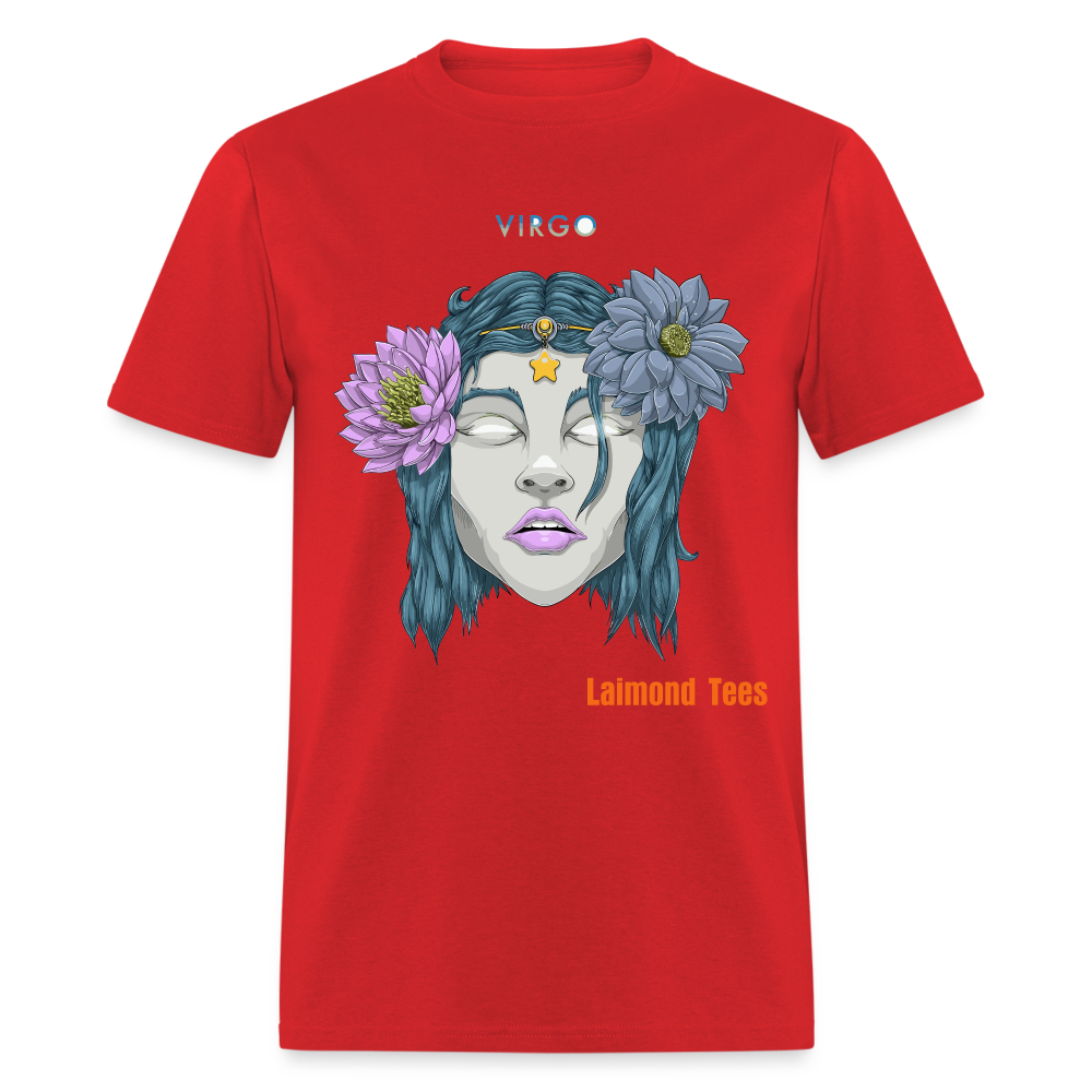 Virgo/Unisex Classic T-Shirt - red