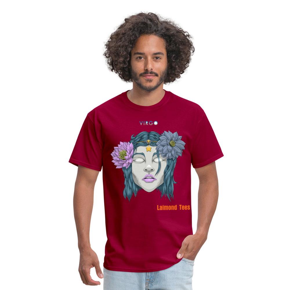 Virgo/Unisex Classic T-Shirt - dark red