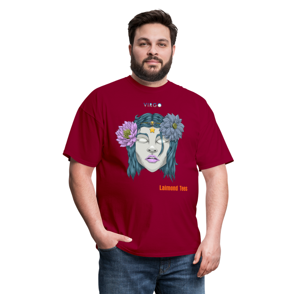 Virgo/Unisex Classic T-Shirt - dark red