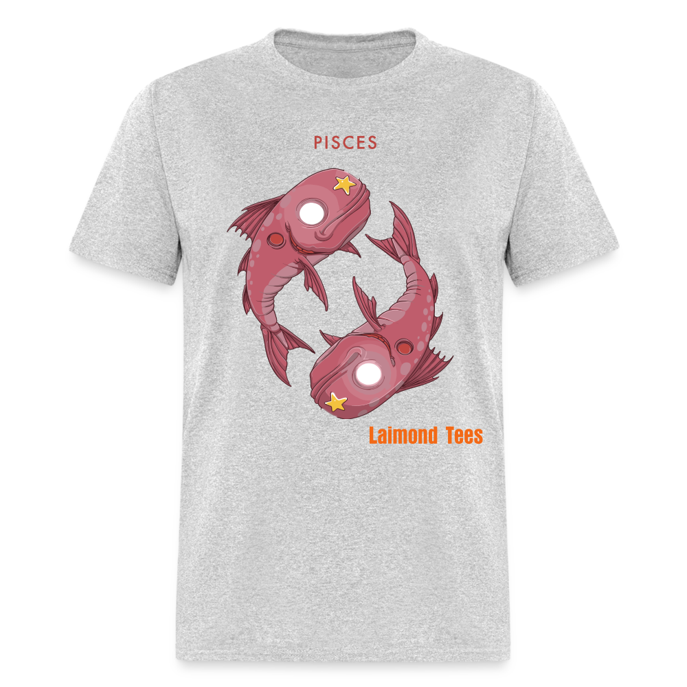 Pisces/Unisex Classic T-Shirt - heather gray