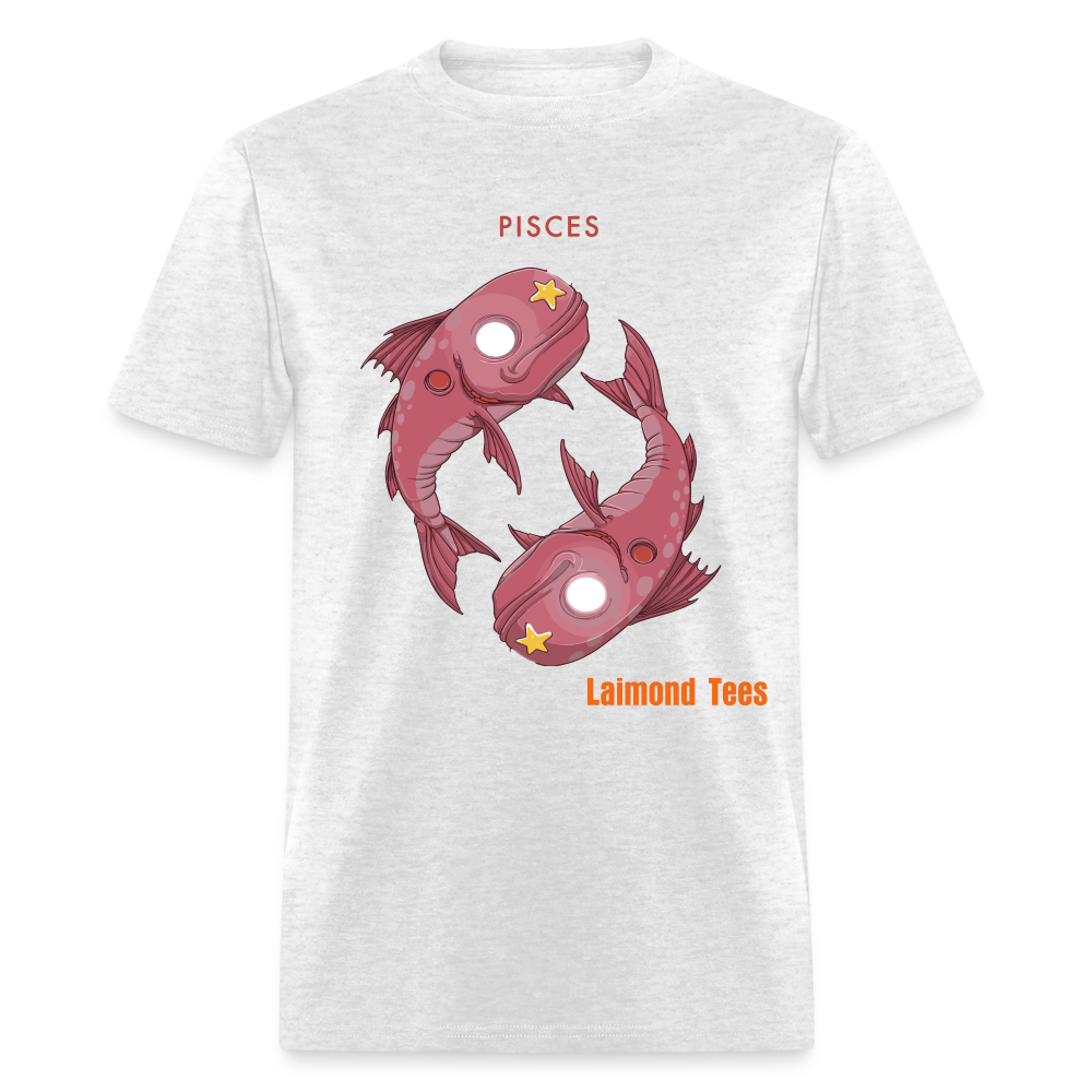 Pisces/Unisex Classic T-Shirt - light heather gray