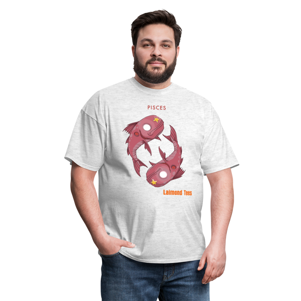Pisces/Unisex Classic T-Shirt - light heather gray
