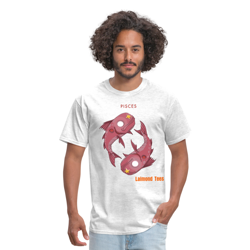 Pisces/Unisex Classic T-Shirt - light heather gray