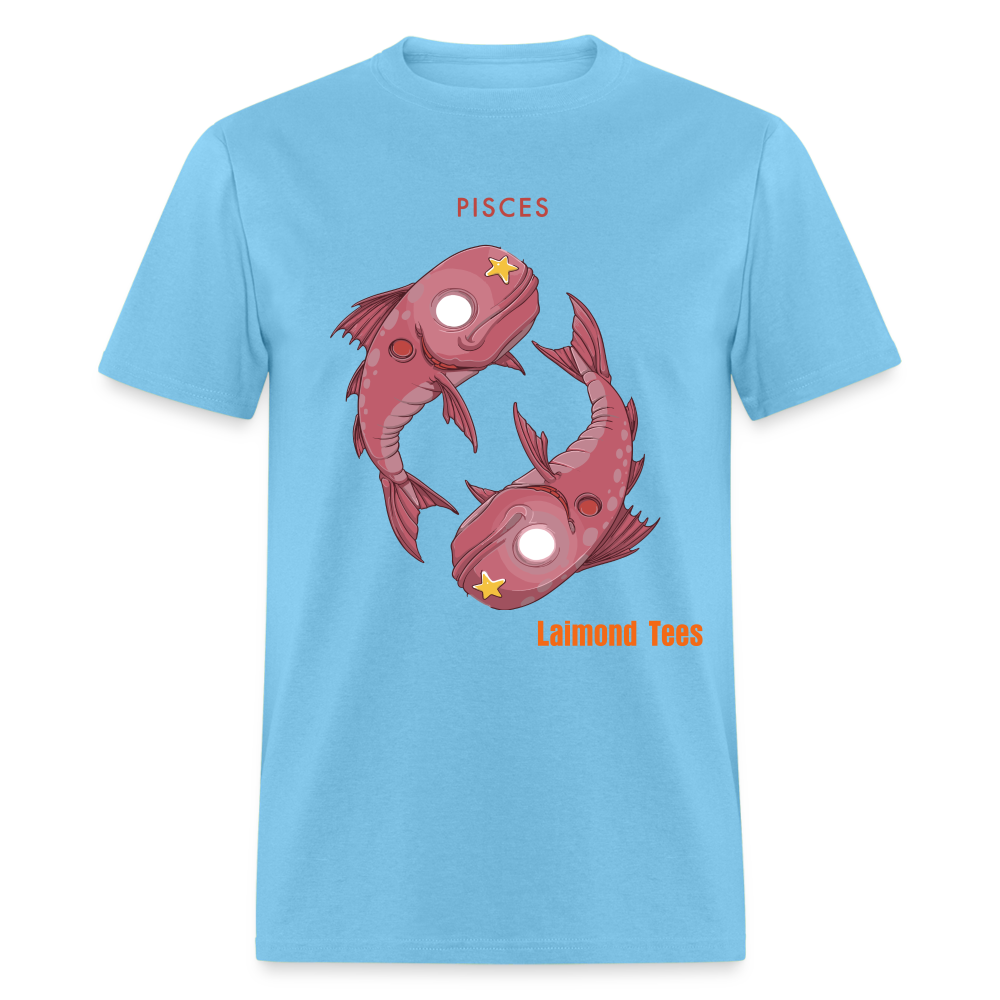 Pisces/Unisex Classic T-Shirt - aquatic blue