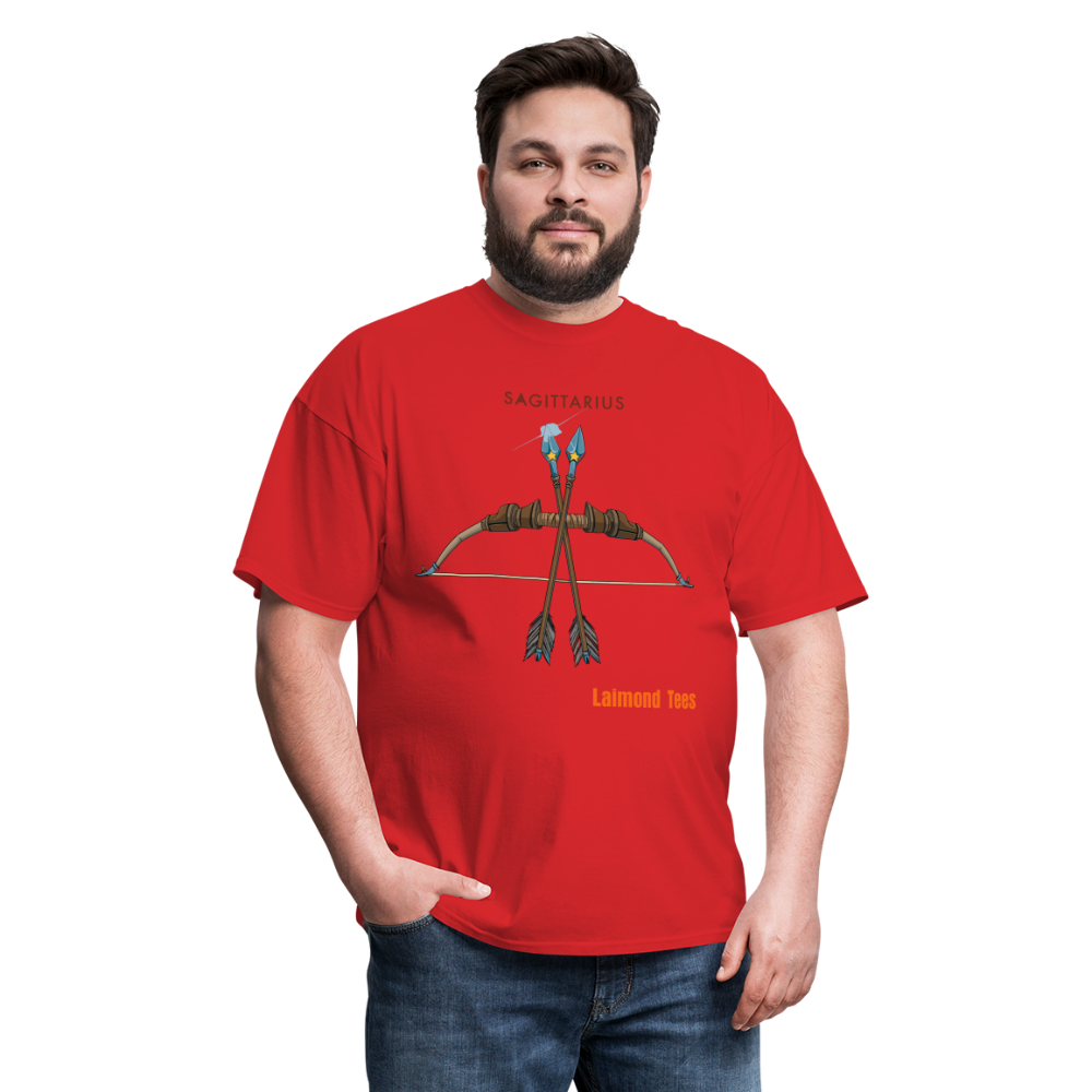 Sagittarius/Unisex Classic T-Shirt - red