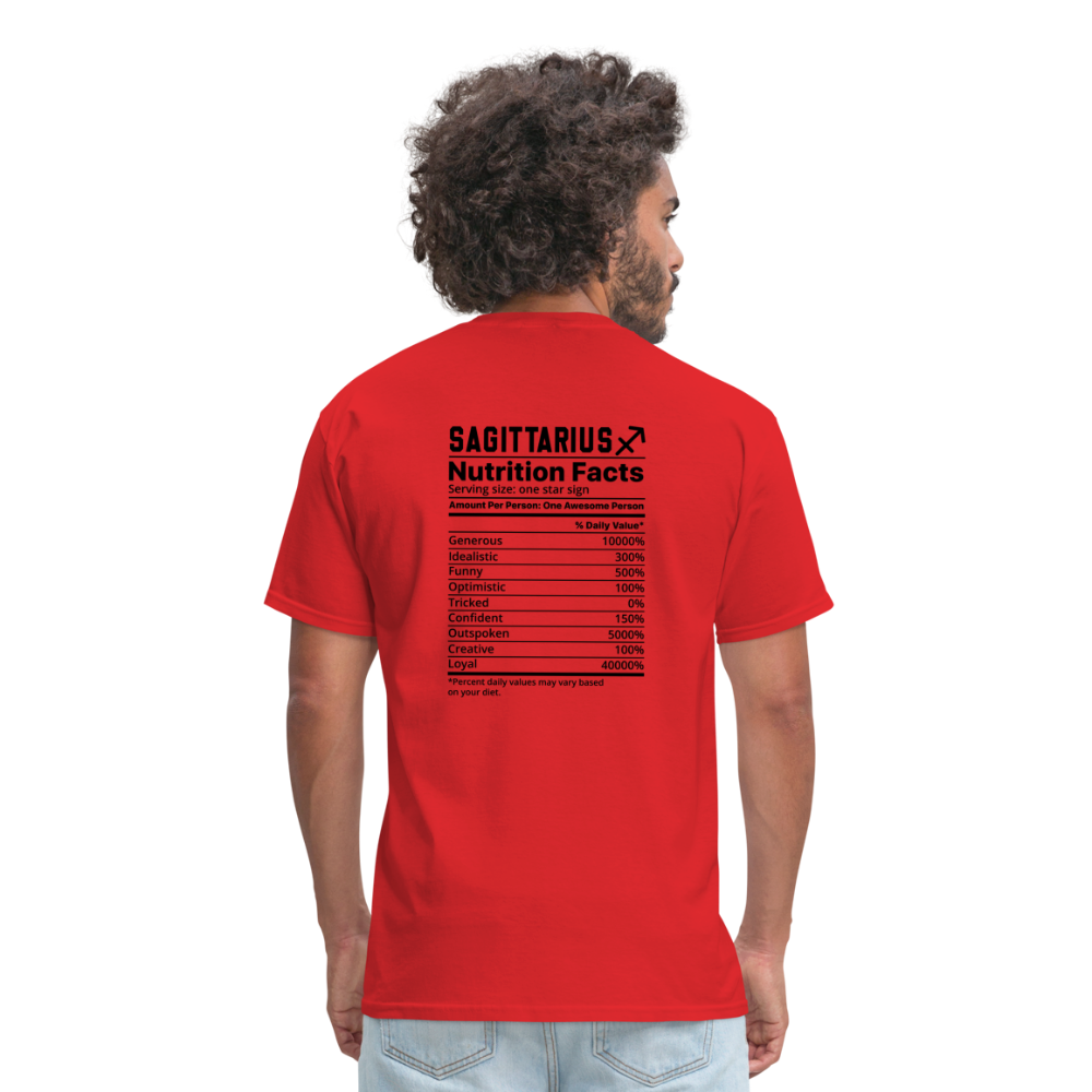Sagittarius/Unisex Classic T-Shirt - red