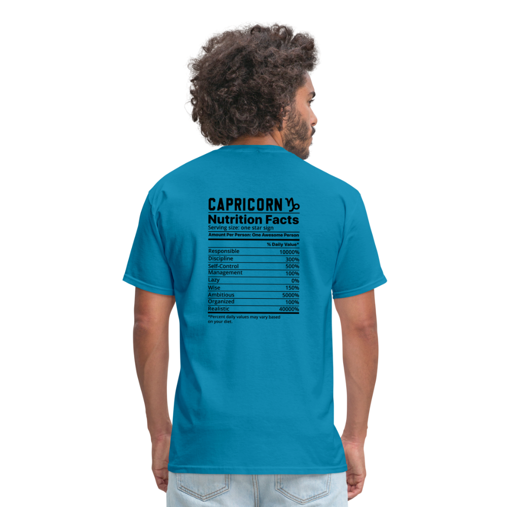 Capricorn/Unisex Classic T-Shirt - turquoise
