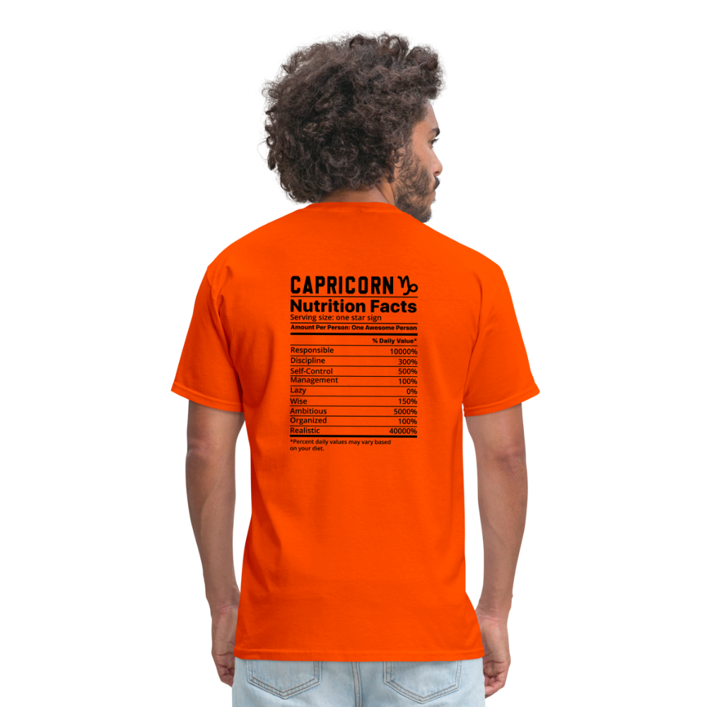 Capricorn/Unisex Classic T-Shirt - orange