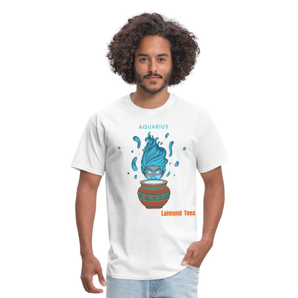Aquarius/Unisex Classic T-Shirt - white