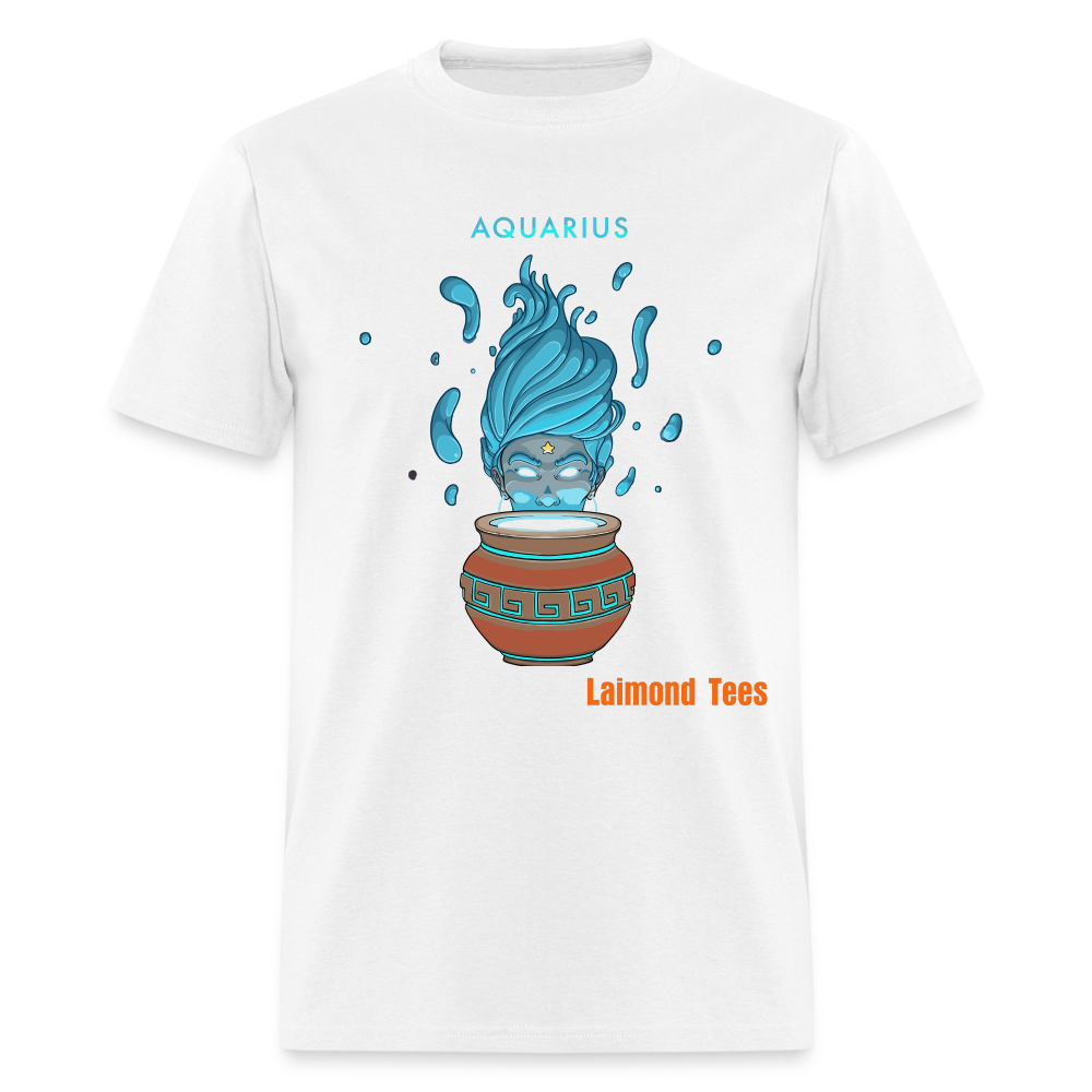 Aquarius/Unisex Classic T-Shirt - white