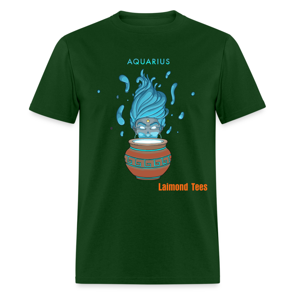 Aquarius/Unisex Classic T-Shirt - forest green