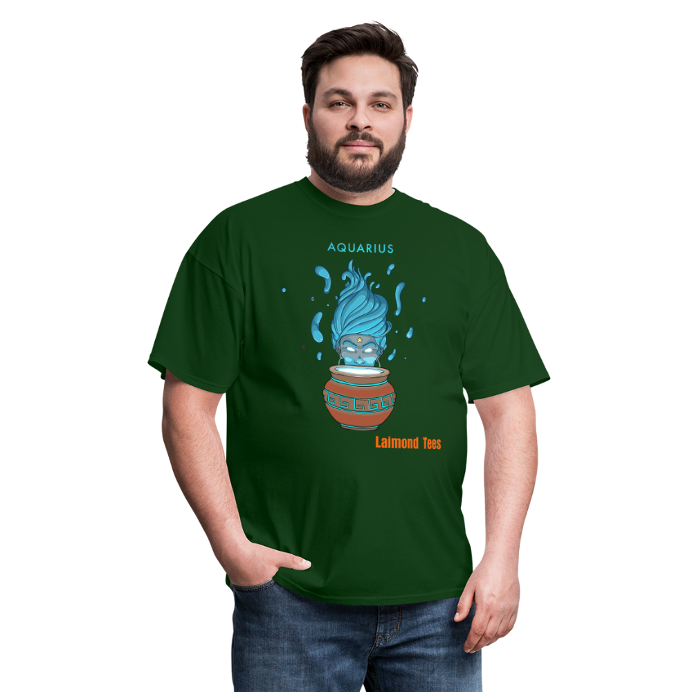 Aquarius/Unisex Classic T-Shirt - forest green