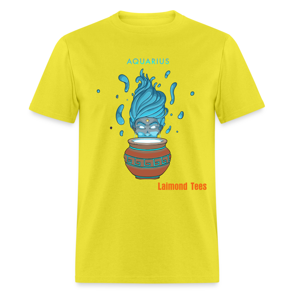 Aquarius/Unisex Classic T-Shirt - yellow