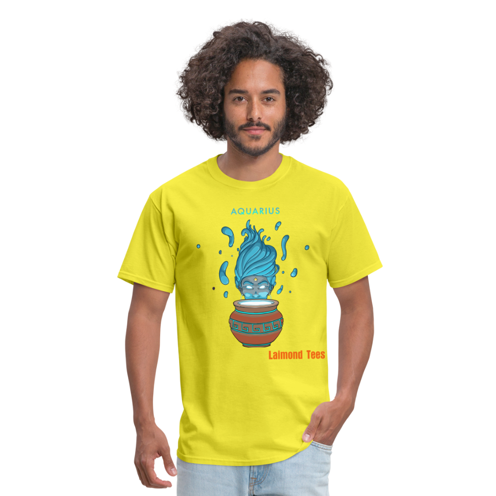 Aquarius/Unisex Classic T-Shirt - yellow