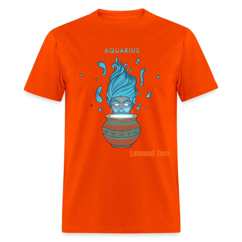 Aquarius/Unisex Classic T-Shirt - orange