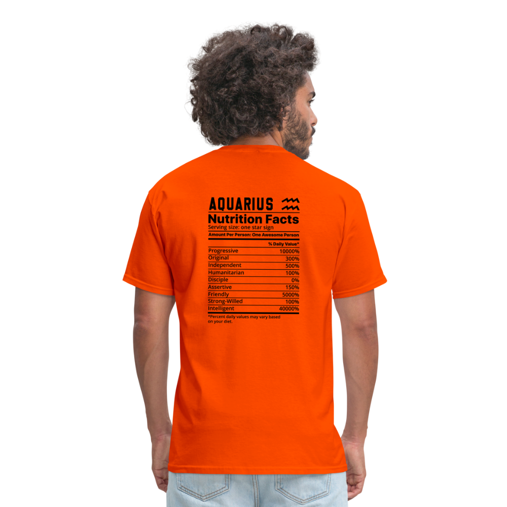 Aquarius/Unisex Classic T-Shirt - orange
