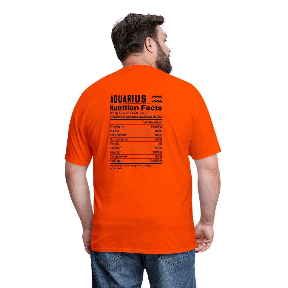 Aquarius/Unisex Classic T-Shirt - orange
