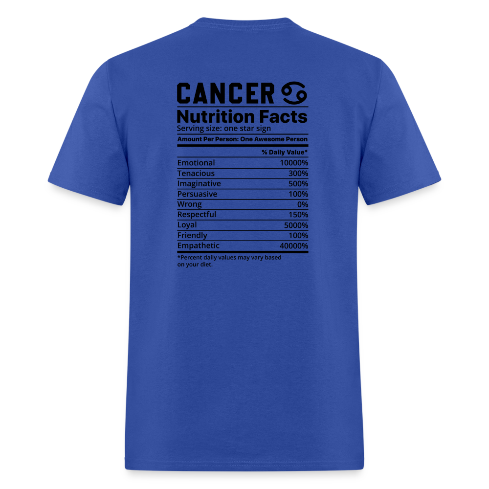 Cancer/Unisex Classic T-Shirt - royal blue