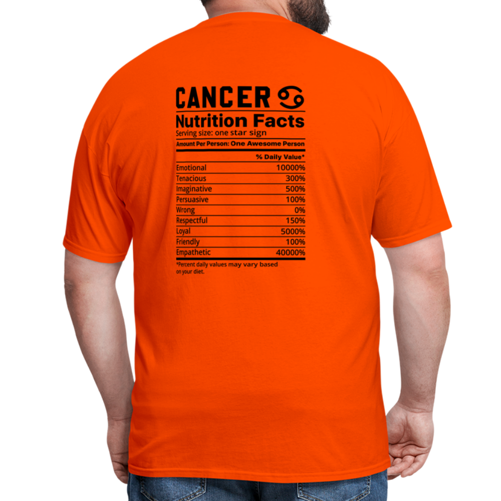Cancer/Unisex Classic T-Shirt - orange