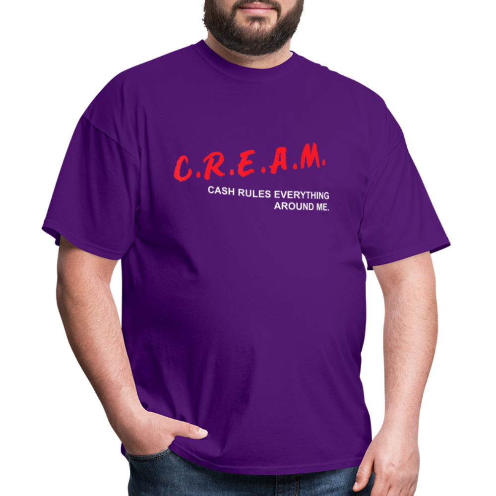 C.R.E.A.M. Classic T-Shirt - purple