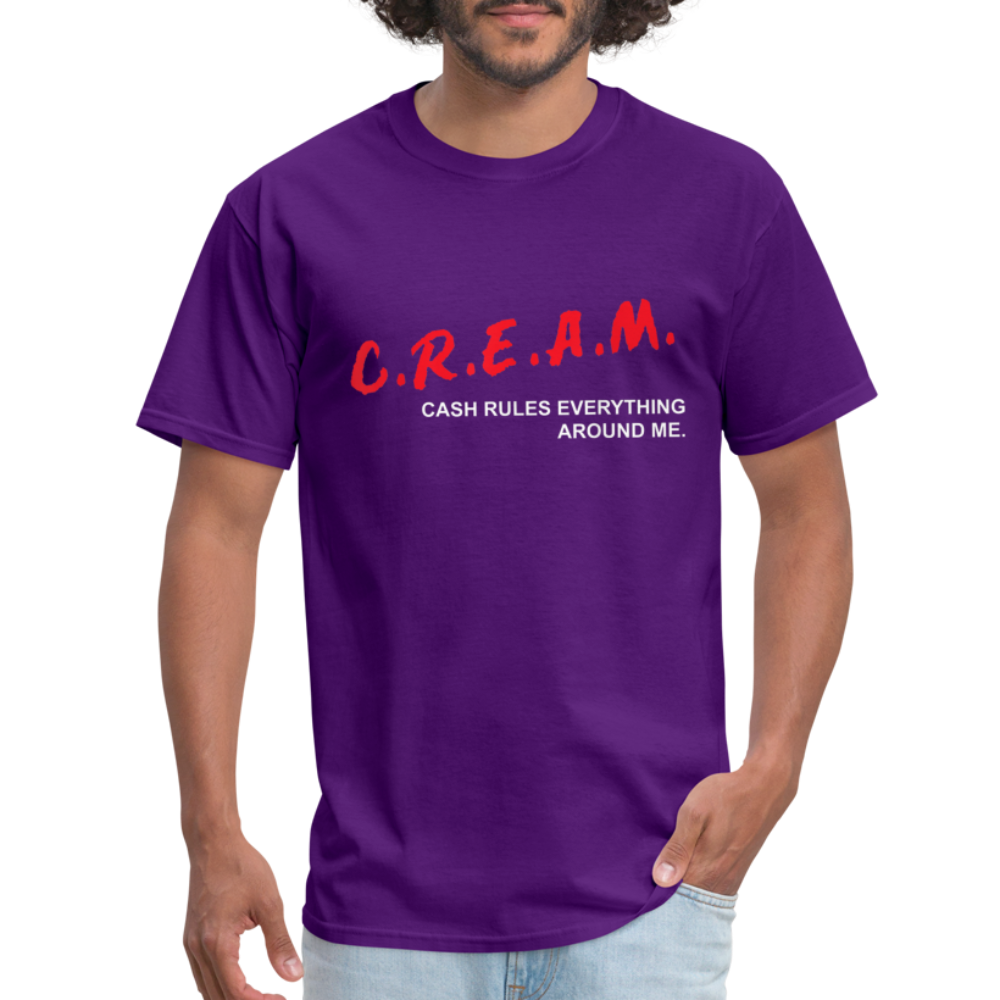 C.R.E.A.M. Classic T-Shirt - purple