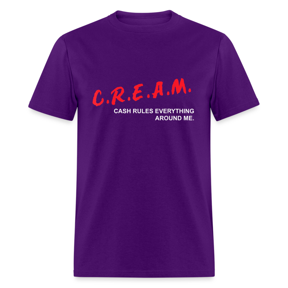 C.R.E.A.M. Classic T-Shirt - purple