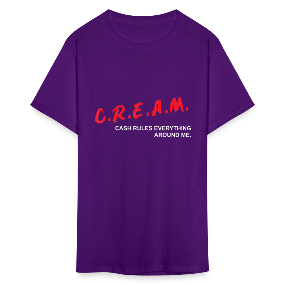 C.R.E.A.M. Classic T-Shirt - purple