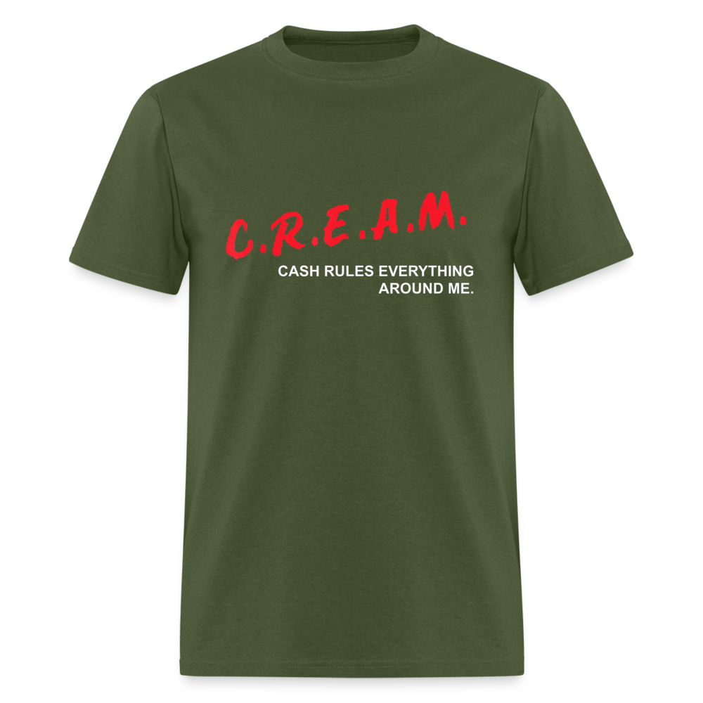 C.R.E.A.M. Classic T-Shirt - military green