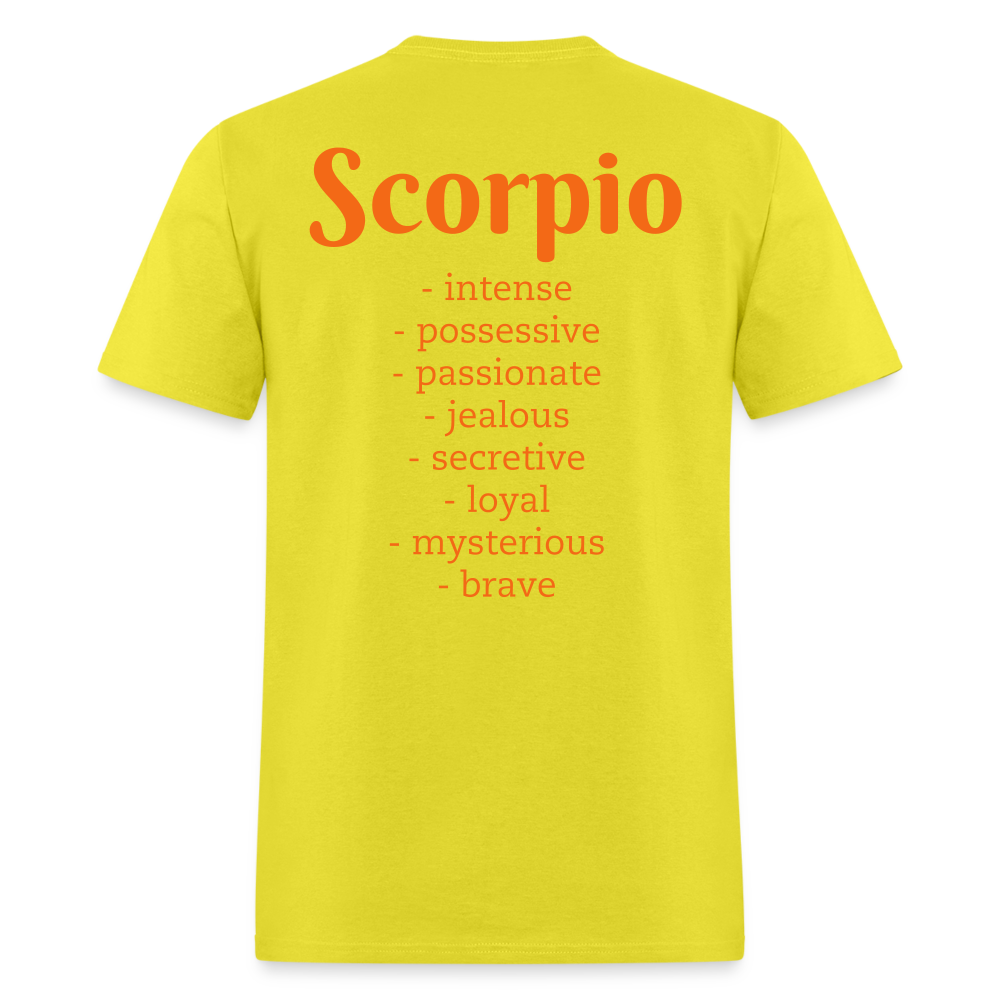 Scorpio T-Shirt - yellow
