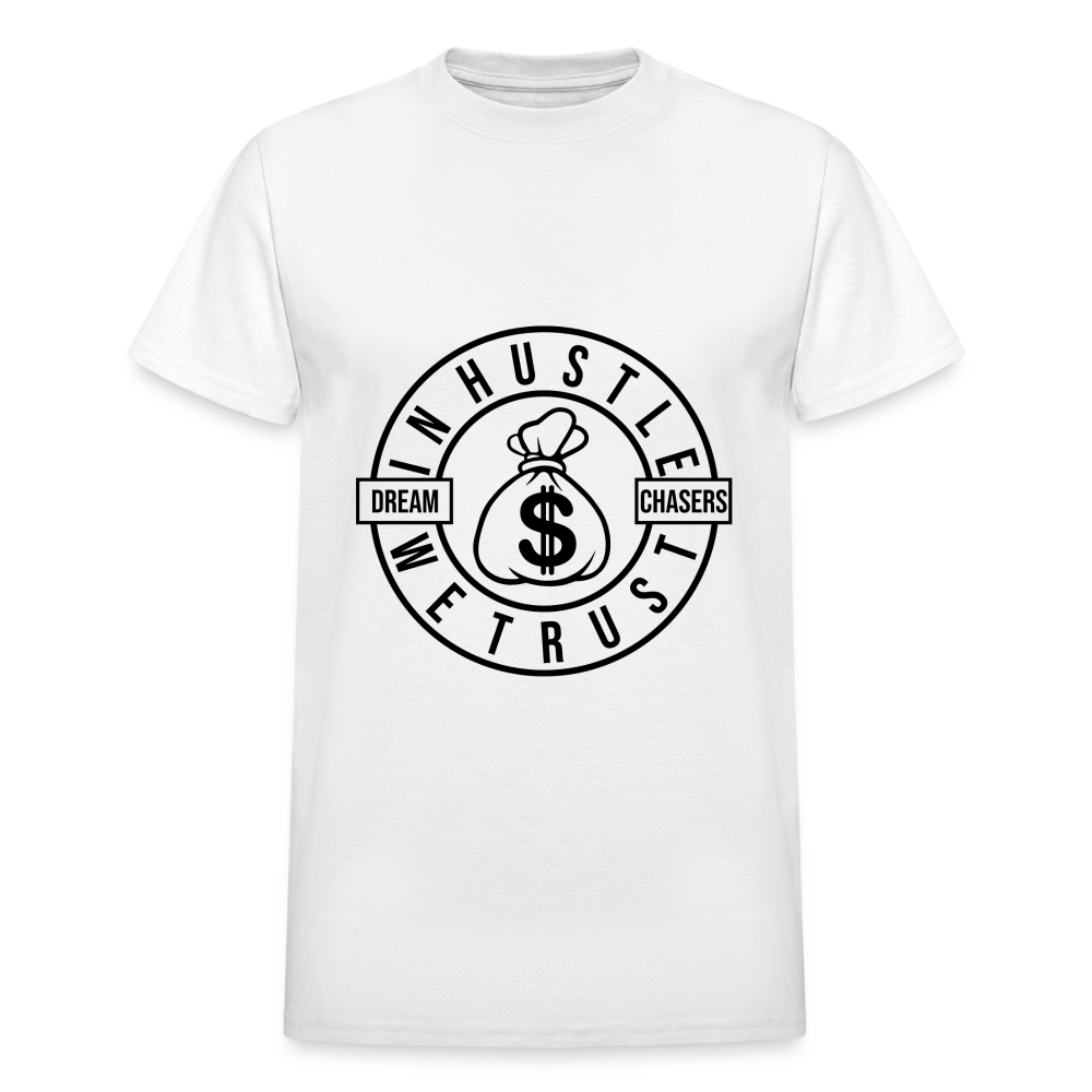 "In Hustle" Gildan Ultra Cotton Adult T-Shirt - white