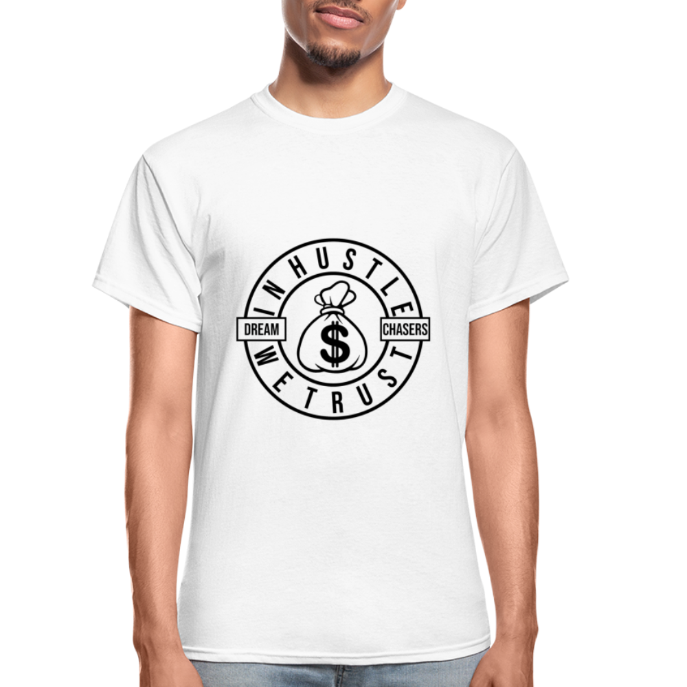 "In Hustle" Gildan Ultra Cotton Adult T-Shirt - white