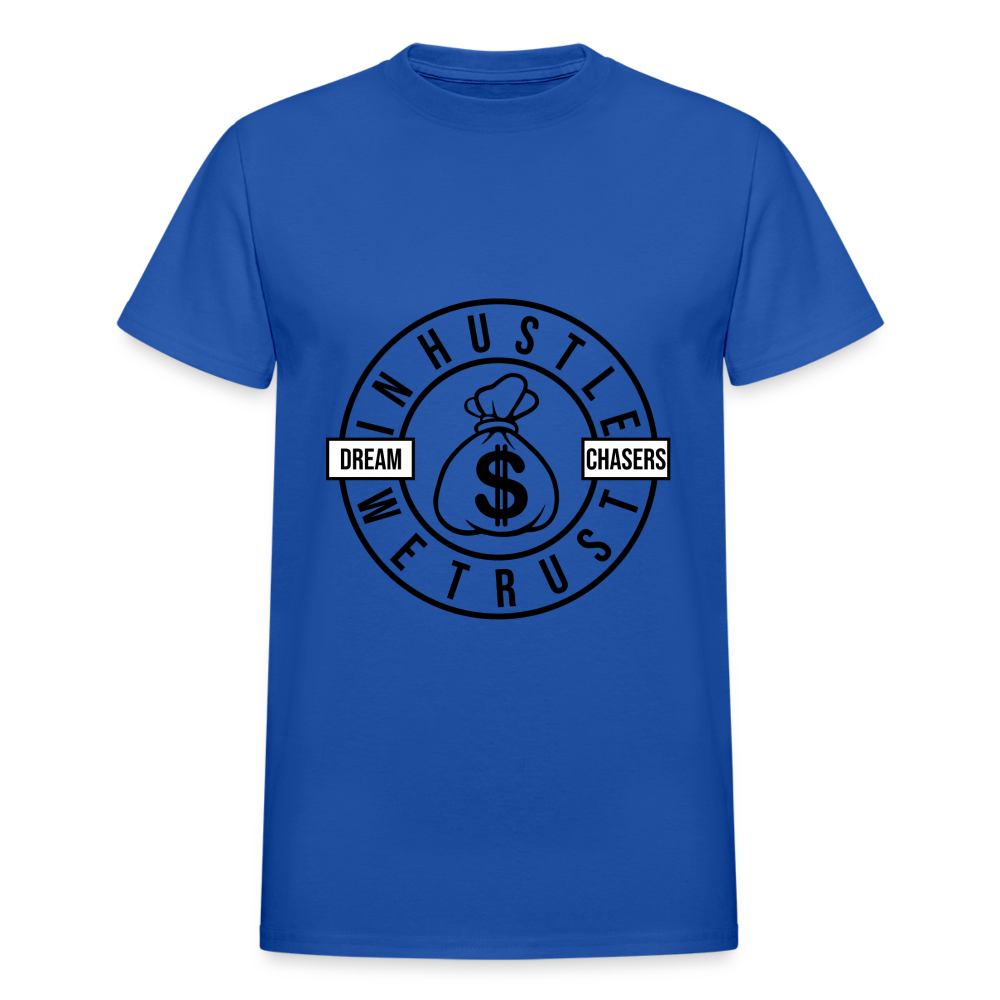 "In Hustle" Gildan Ultra Cotton Adult T-Shirt - royal blue