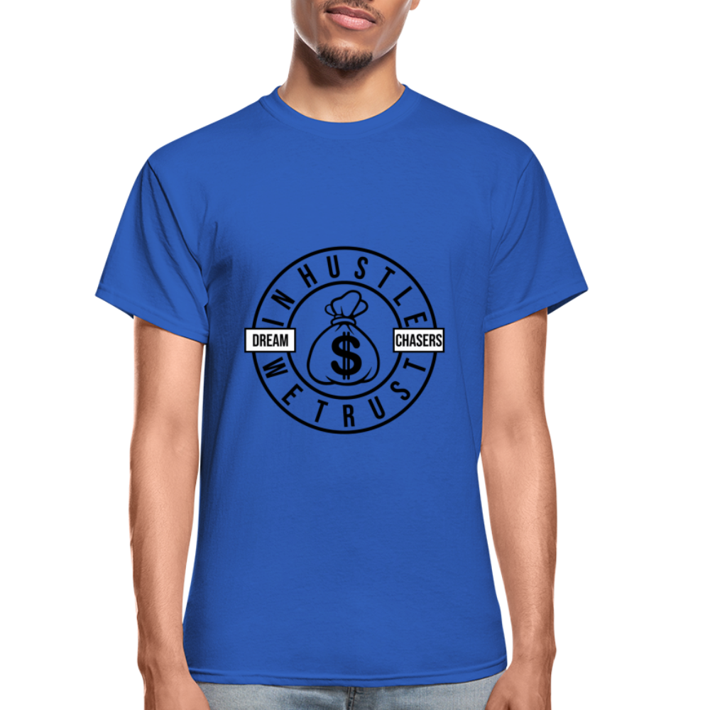 "In Hustle" Gildan Ultra Cotton Adult T-Shirt - royal blue