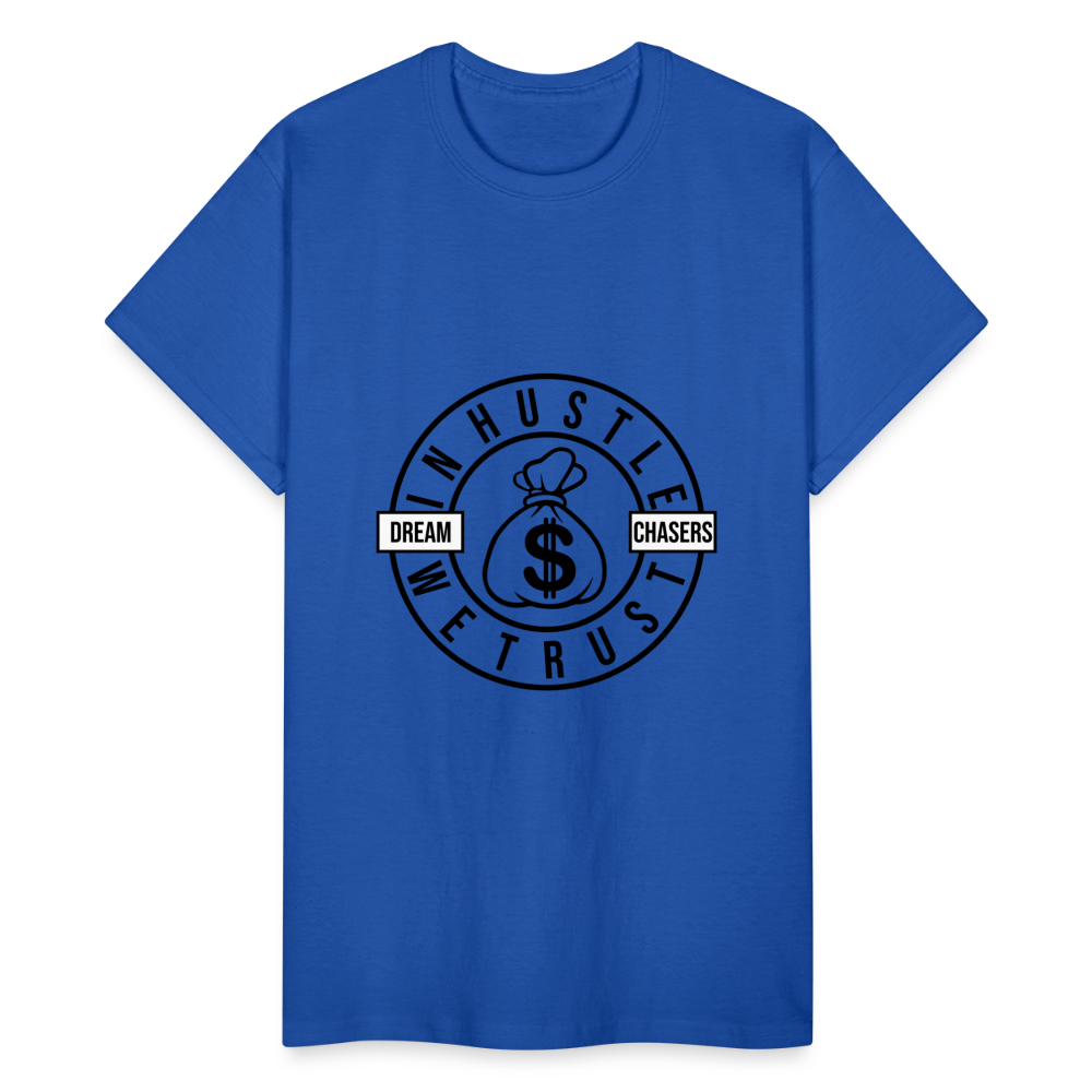 "In Hustle" Gildan Ultra Cotton Adult T-Shirt - royal blue