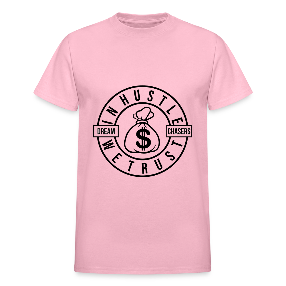 "In Hustle" Gildan Ultra Cotton Adult T-Shirt - light pink