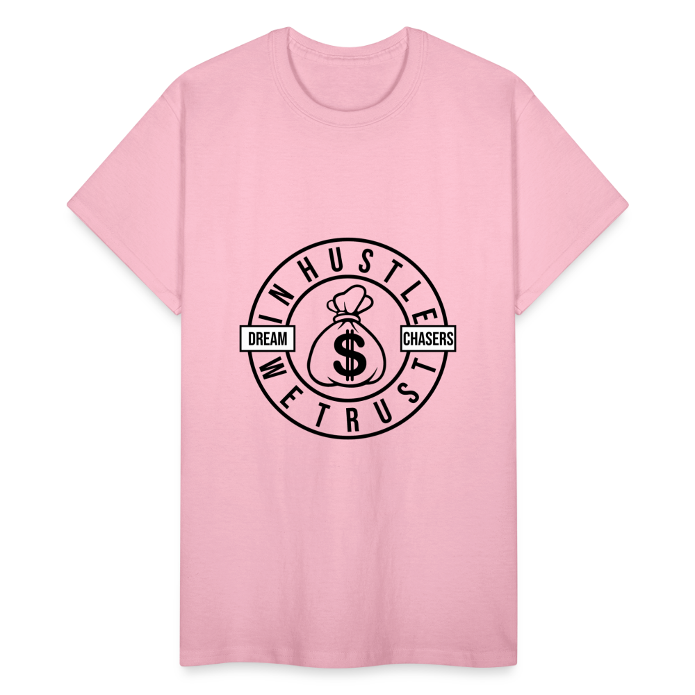 "In Hustle" Gildan Ultra Cotton Adult T-Shirt - light pink