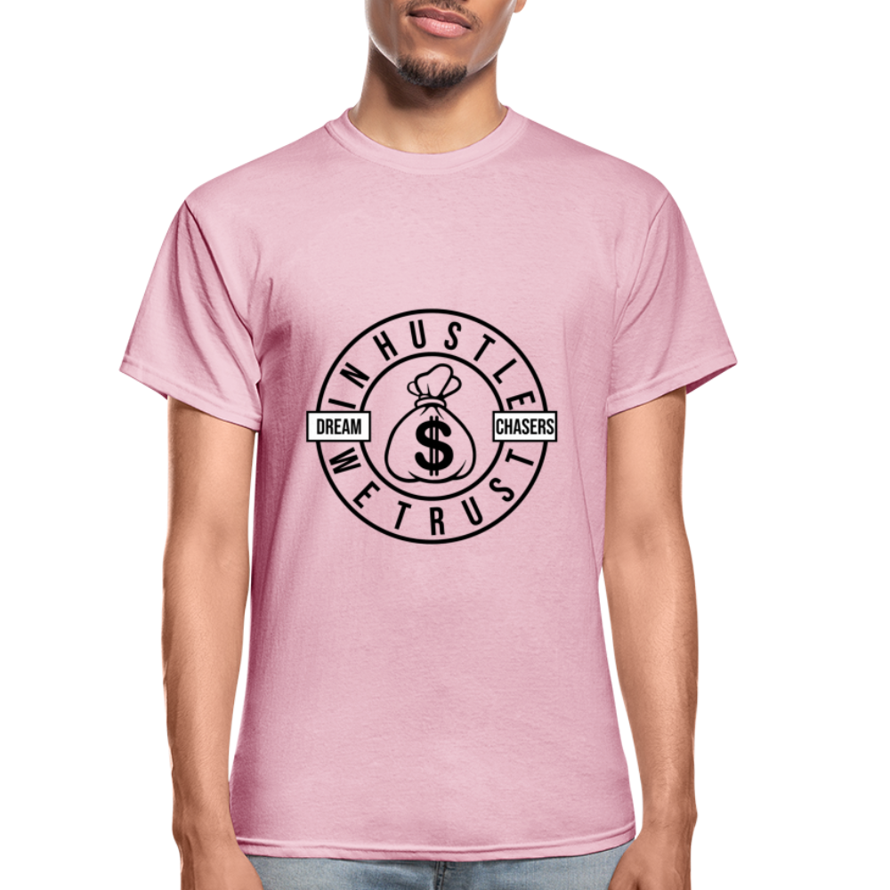 "In Hustle" Gildan Ultra Cotton Adult T-Shirt - light pink