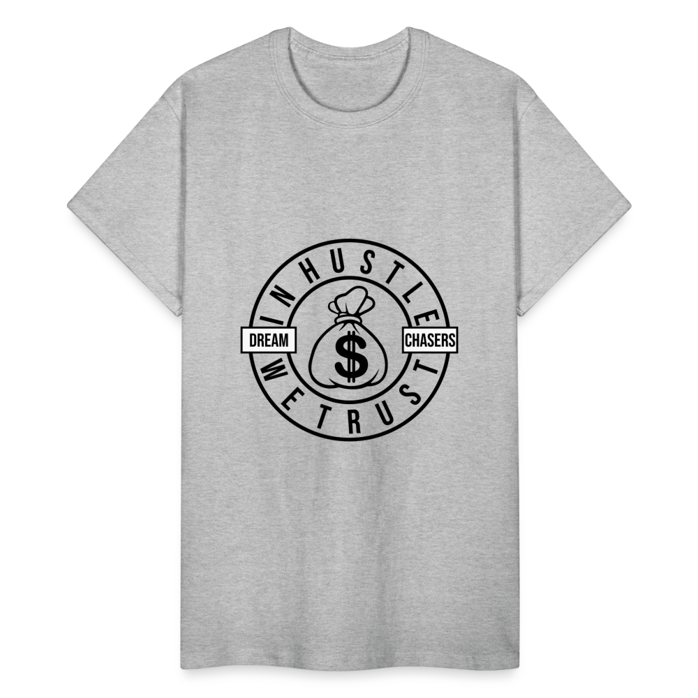 "In Hustle" Gildan Ultra Cotton Adult T-Shirt - heather gray