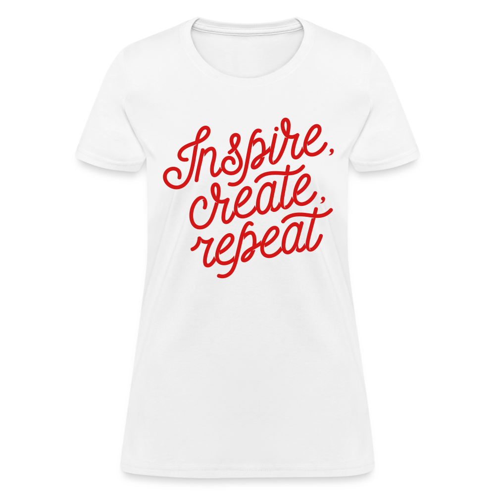 Women's T-Shirt/Inspire - white