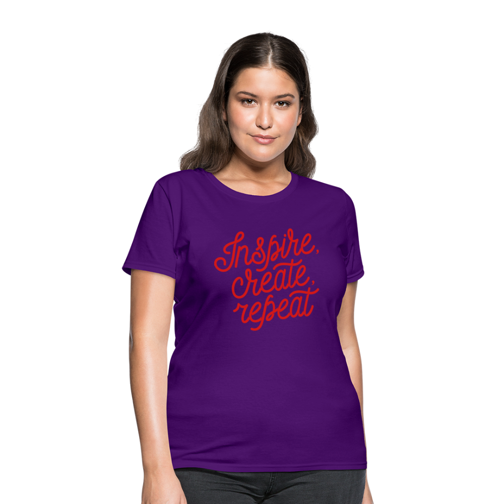 Women's T-Shirt/Inspire - purple