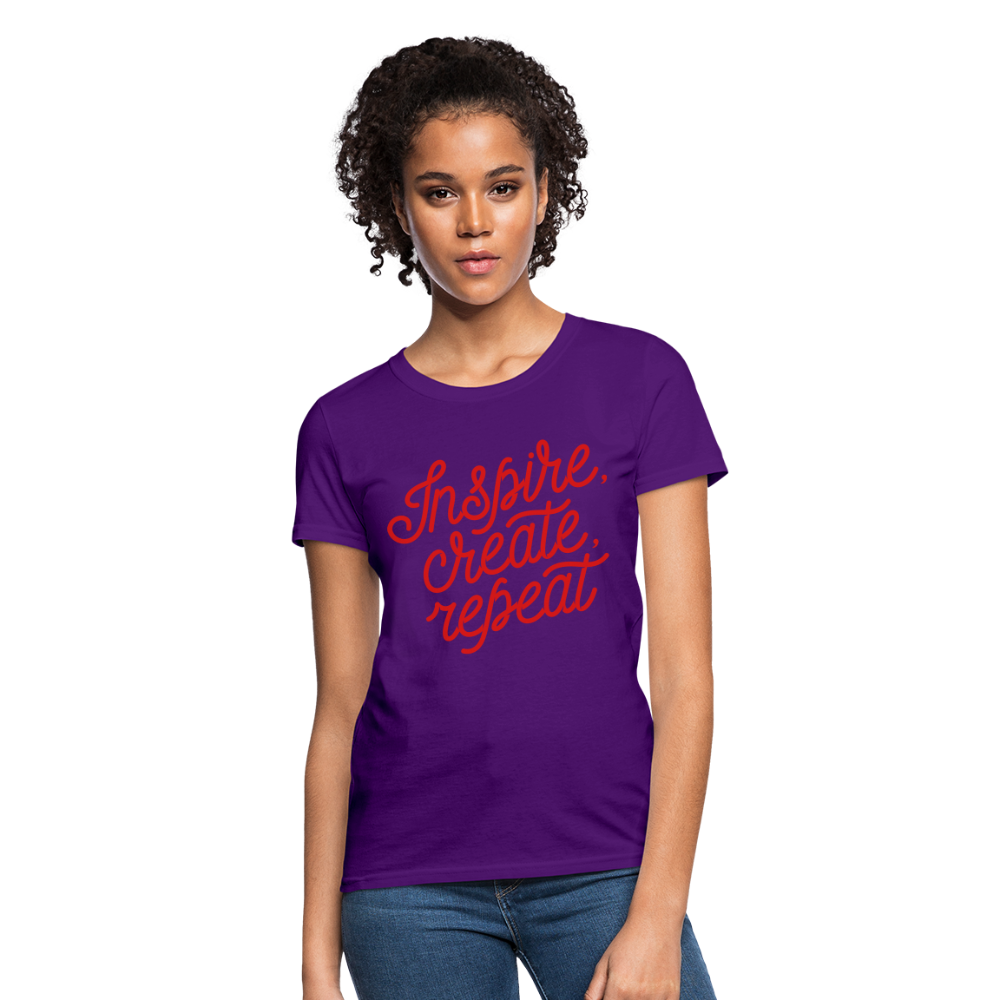 Women's T-Shirt/Inspire - purple