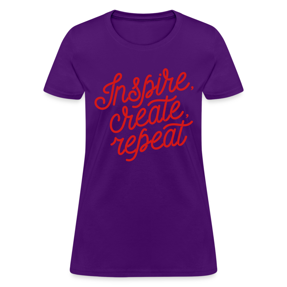 Women's T-Shirt/Inspire - purple