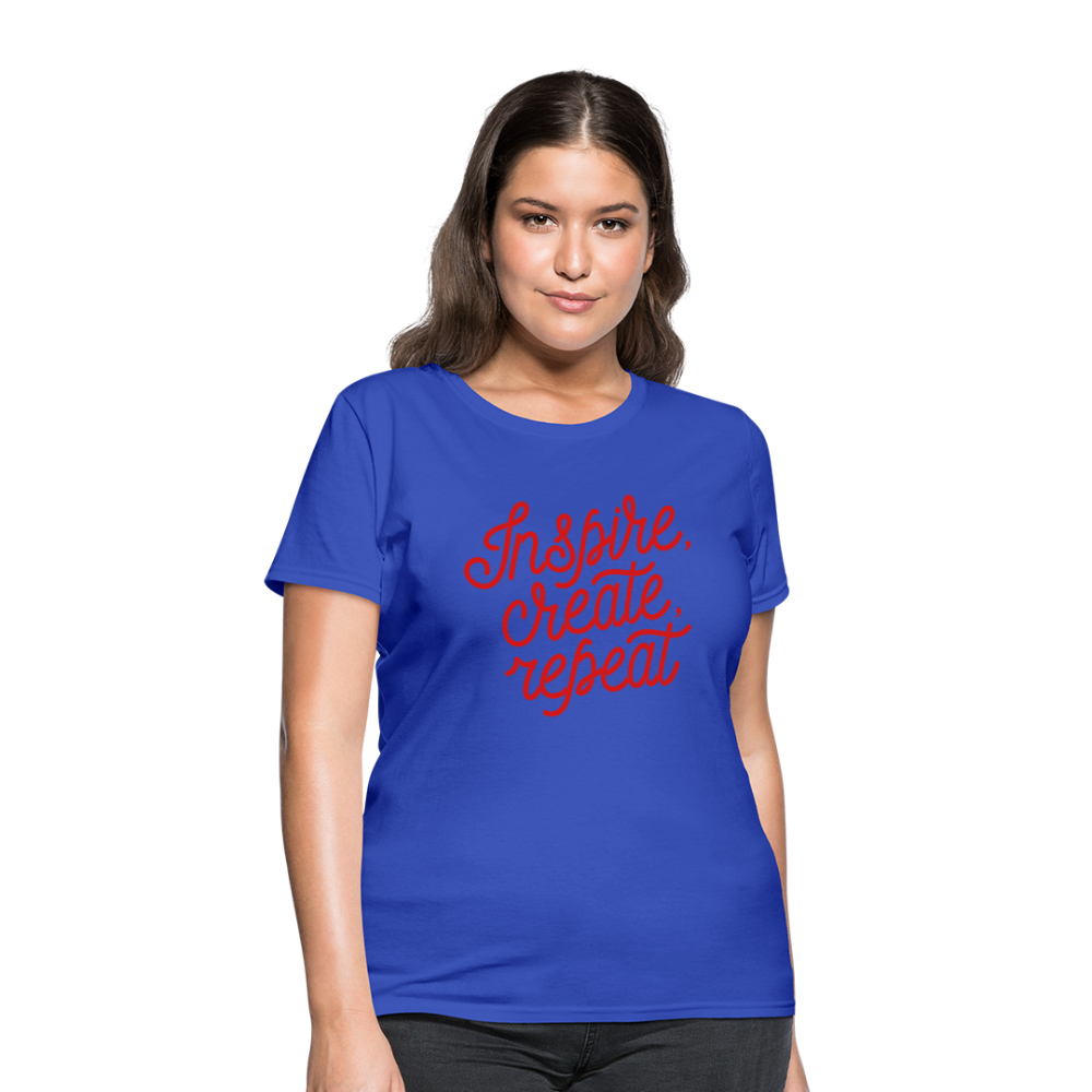 Women's T-Shirt/Inspire - royal blue