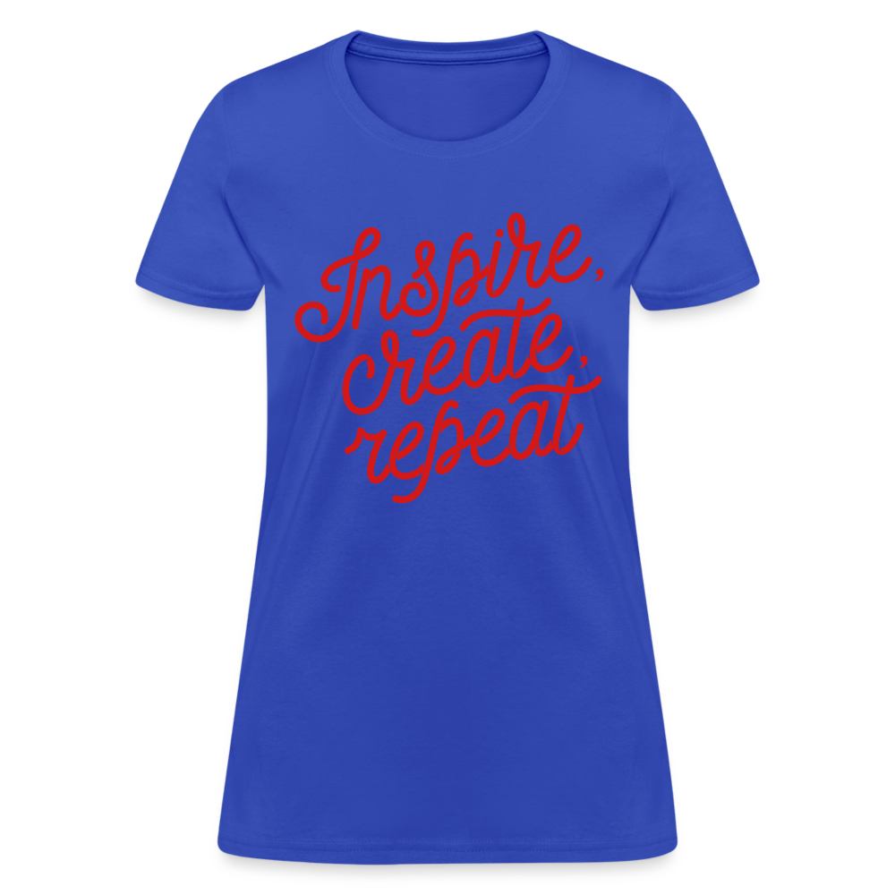 Women's T-Shirt/Inspire - royal blue