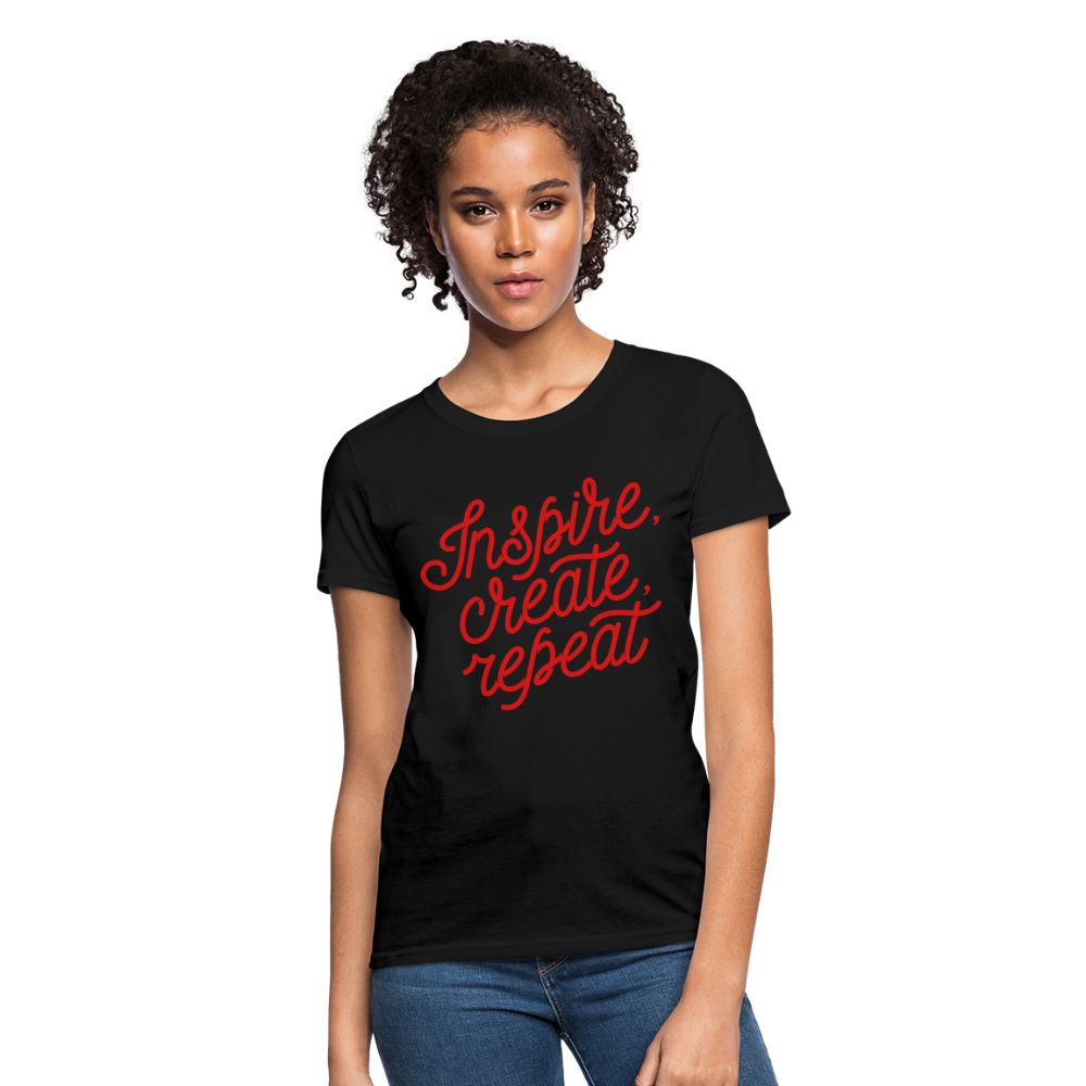 Women's T-Shirt/Inspire - black