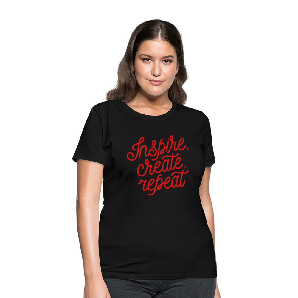 Women's T-Shirt/Inspire - black