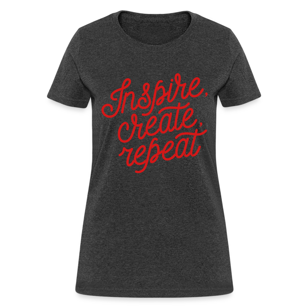 Women's T-Shirt/Inspire - heather black