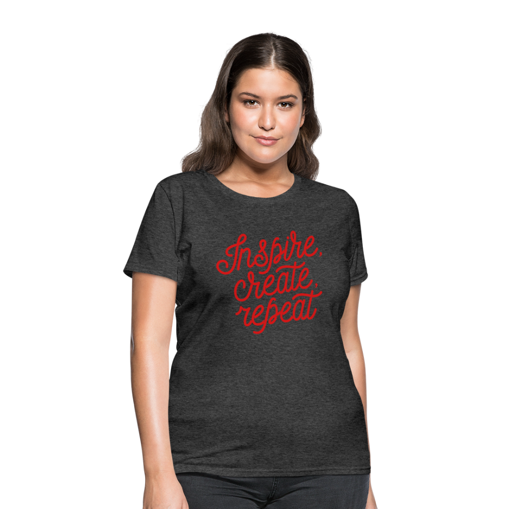 Women's T-Shirt/Inspire - heather black