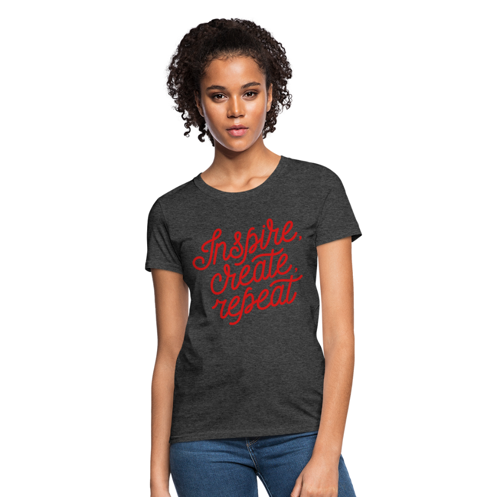 Women's T-Shirt/Inspire - heather black